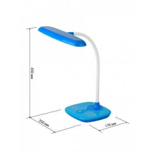 Светильник настольный светодиодный синий NLED-432-6W-BU ЭРА