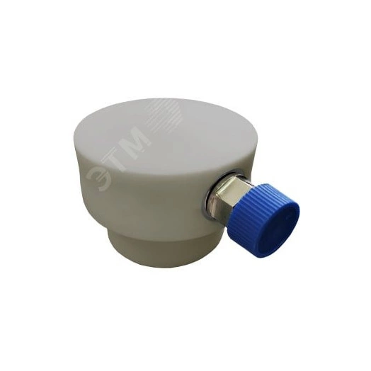 Заглушка коллектора с воздухоотводчиком 40 (60/15) СЕРАЯ