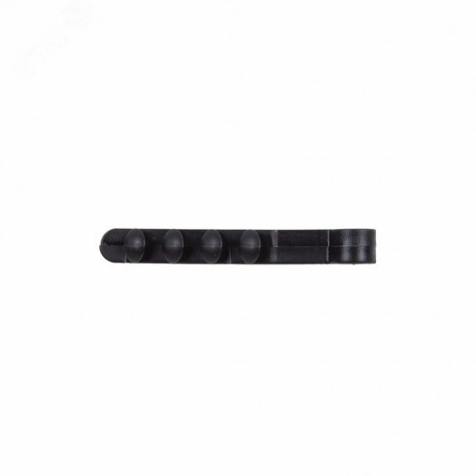 Дюбель-хомут нейлоновый 5-8 мм, прямоугольный, черный (100 шт/уп)