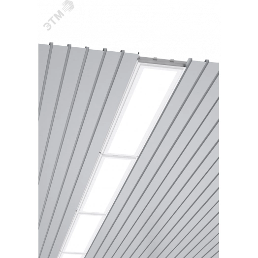 Светильник светодиодный ДВО-18Вт IP54 для реечн.потолков 705х308х70мм 4000К с рассеив.опал дим.по DALI