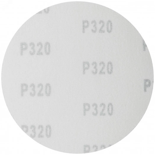 Круги шлифовальные сплошные (липучка), алюминий-оксидные, 125 мм, 5 шт Р 320