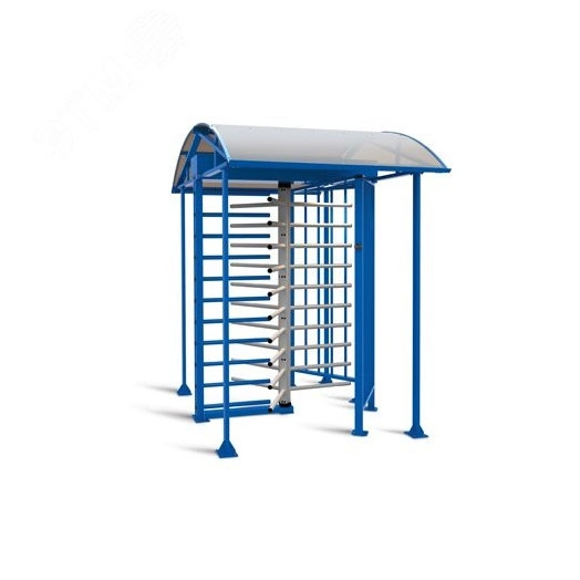 Роторный турникет полноростовой, цветр по RAL 9005(черный муар)