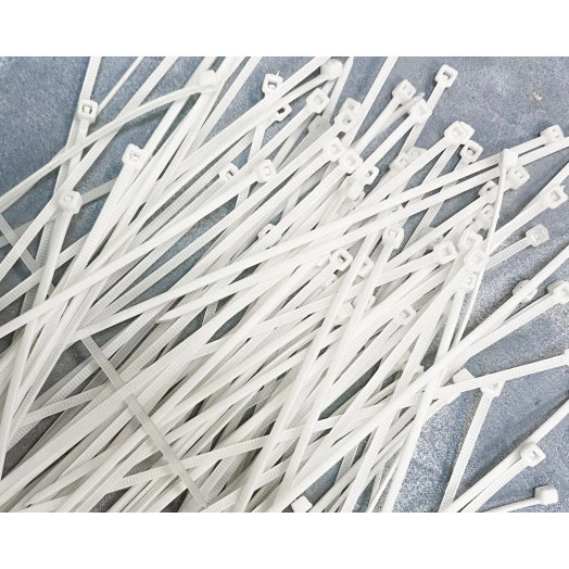 Хомут-стяжки ленточные 3x200 (2,5x200) бел