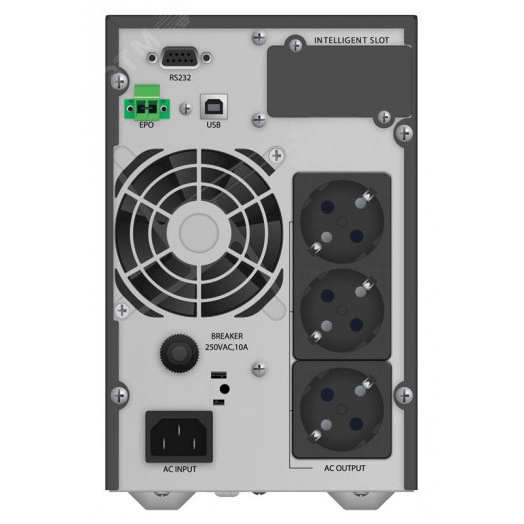 Источник бесперебойного питания Online Ippon Innova G2 Euro 1000 Ва/ 900 Вт, фаза 1/1, Tower, 3xShuko, RS232 и USB type B и Порт SNMP, c АКБ