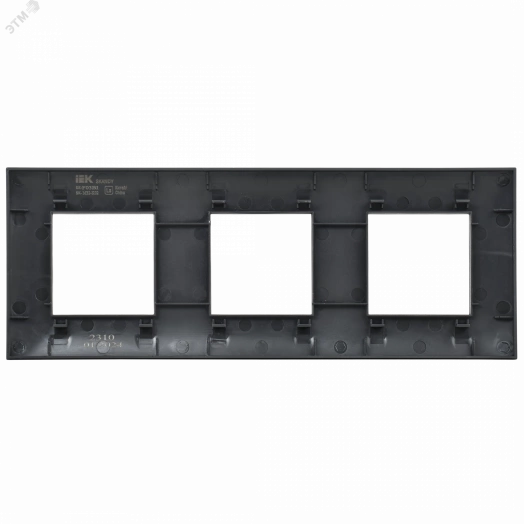 SKANDY Рамка 3-местная SK-F03Bl черный IEK
