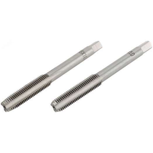 Метчики метрические, легированная сталь, набор 2 шт М8х1.0 мм