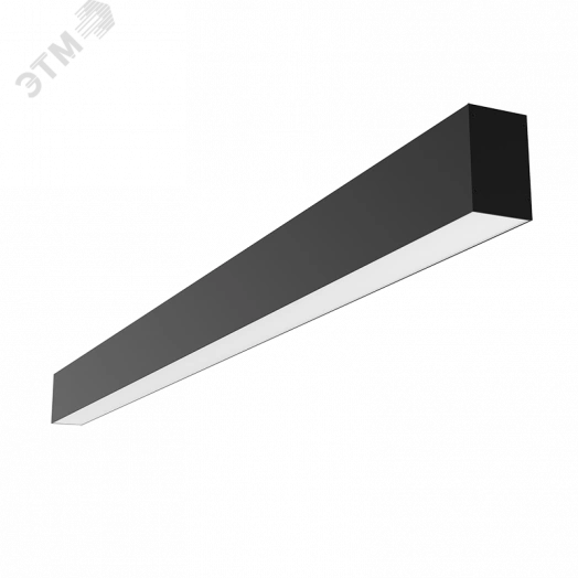 Светильник светодиодный ДПО/ДСО-20Вт 4000К X-Line EM 1h Черный