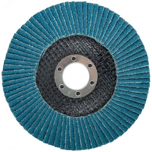 Круг лепестковый торцевой циркониевый плоский, 125 мм P 40