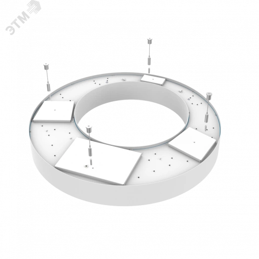 Светильник светодиодный ДСО-110Вт 4000К Cosmo excentric Черный DALI