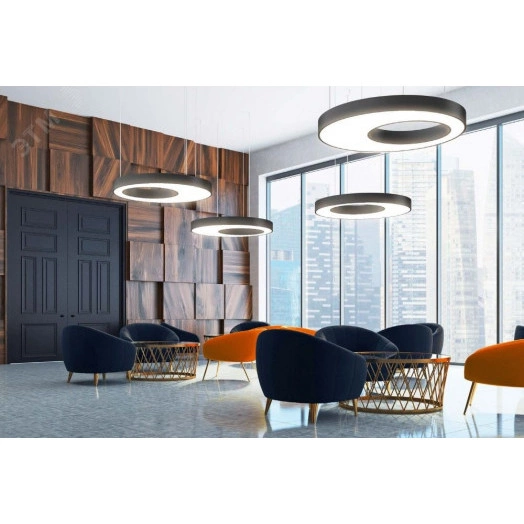 Светильник светодиодный ДСО-110Вт 4000К Cosmo excentric Черный DALI