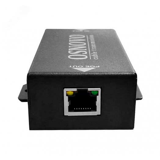 Удлинитель PoE 2хRJ45 10/100/1000 Мб/с, IP50, до 500 м