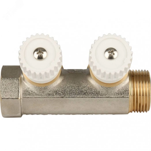 Коллектор распределительный 3/4', 2 отвода 3/4'ЕК