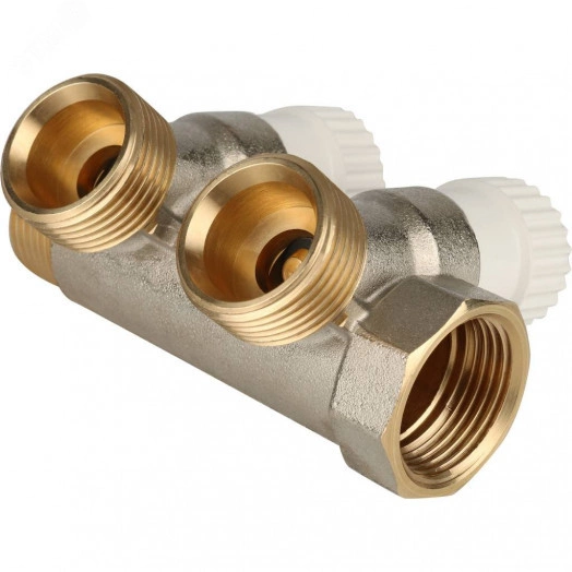 Коллектор распределительный 3/4', 2 отвода 3/4'ЕК