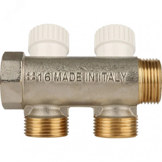 Коллектор распределительный 3/4', 2 отвода 3/4'ЕК