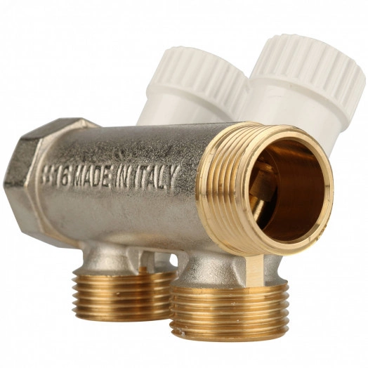 Коллектор распределительный 3/4', 2 отвода 3/4'ЕК