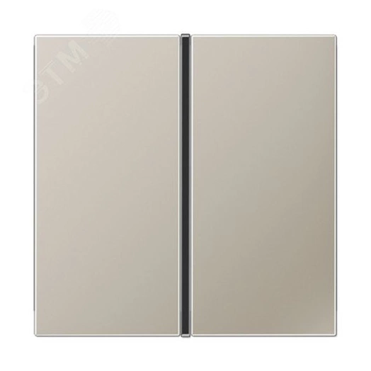 Клавиши для системы KNX, 1-группа, благородная сталь