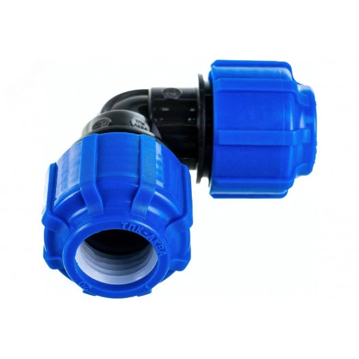 Отвод ПНД компрессионный 90 град 40 мм