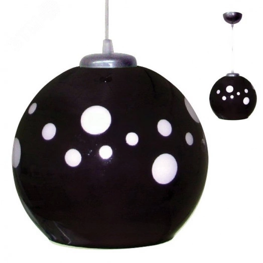 Светильник НСБ-72-60 М55 черный /трос /шнур проз. /корпус металлик