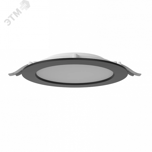 Светильник светодиодный ДВО-DL-01 Slim 35Вт 3000К 221*40мм IP65/40 черный опал