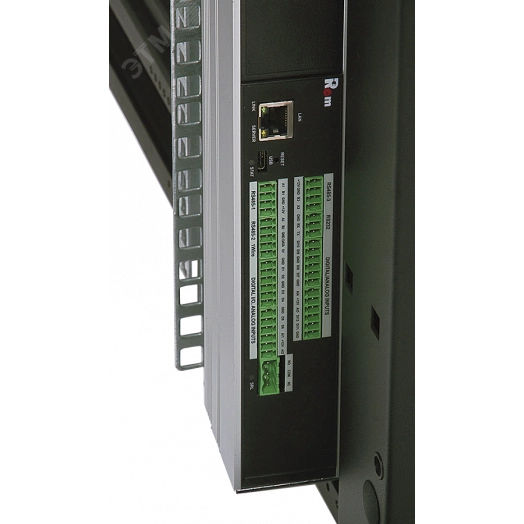 Блок розеток вертикальный, мониторинг, измерение, 3 фазы 16А, 24S, 1820 мм, вх IEC 309, шнур 3м
