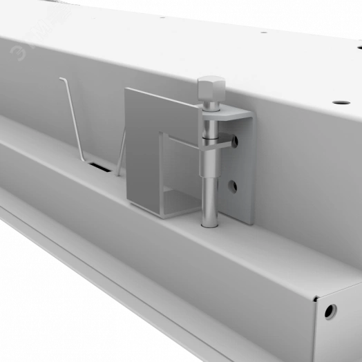 Светильник светодиодный VARTON Е070 2.0 образовательных учереждений 35 Вт CRI90 4000 K под гипсокартонные потолки 620х610х67 мм (монт. размер 600х600 мм) с опаловым рассеивателем RAL9003 матовый