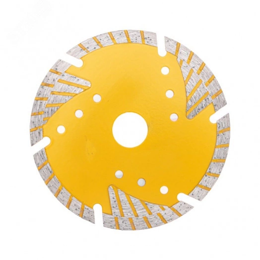 Диск алмазный отрезной Turbo сегментный с защитными секторами, 125х22,2x10 мм