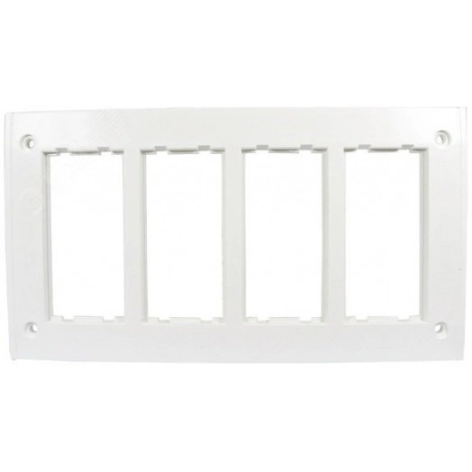 Connect Рамка на 4 S-модуля к монт.коробке SBM250, Сима Про, белый