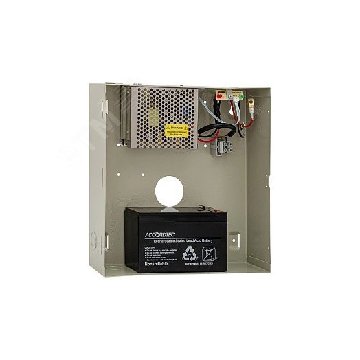 Источник вторичного электропитания резервированный корпусе под АКБ 17/18 Ач