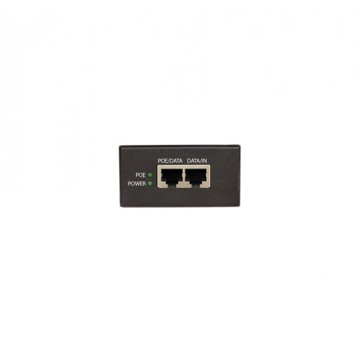 Инжектор PoE 1хRJ45 10/100/1000 Мб/с, 802.3af/at/bt, до 65 Вт AC 220В, DC 52В