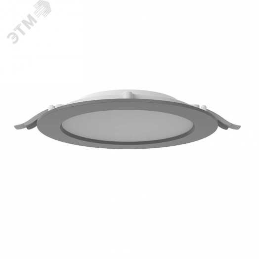 Светильник светодиодный ДВО-DL-01 Slim 30Вт 3000К 221*40мм IP65/40 серый опал EM