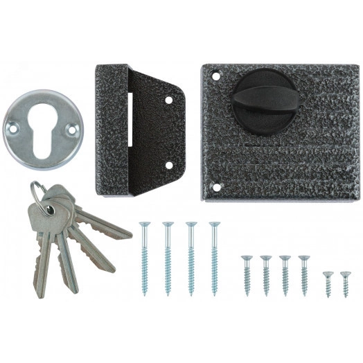 Замок накладной Зенит ЗН1-2, серебро