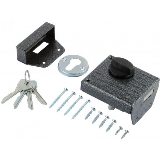 Замок накладной Зенит ЗН1-2, серебро