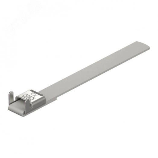 Монтажная лента с фиксатором, коричневая