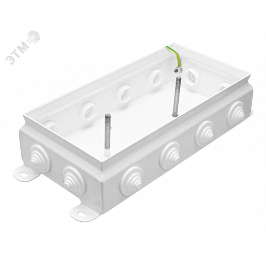 Коробка монтажная КМ IP55-1224, корпус из оцинкованной стали, количество вводов 12