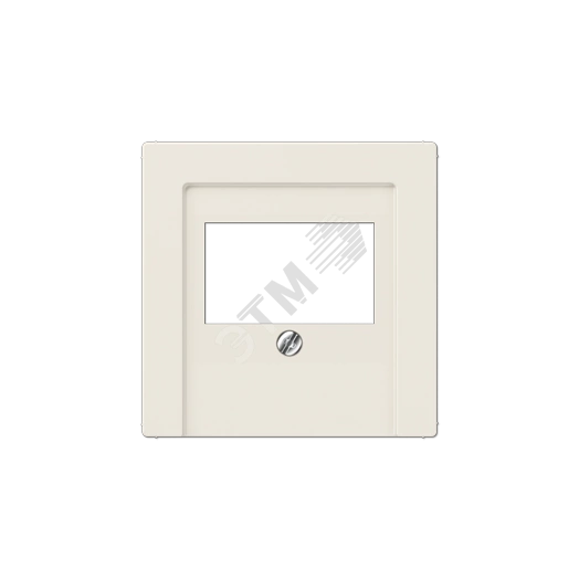 Накладка для USB розетки (ТАЕ гнезда)  Серия A500  Материал- термопласт  Цвет- слоновая кость