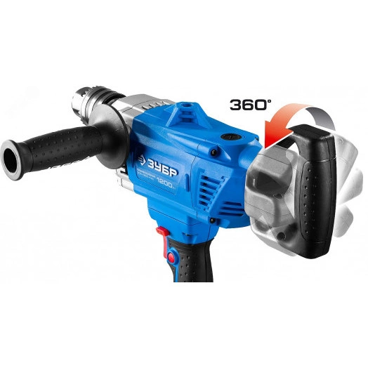 Дрель-миксер реверсивная, Профессионал, 160 Нм, патрон 16 мм, 0-850 об/мин, 1200 Вт