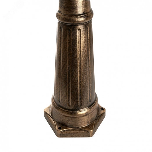 Светильник НТУ-2х60w столб Е27 IP44 черное золото