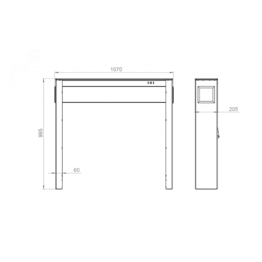 Формирователь для тумбового турникета 3V Model FT