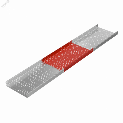 Лоток перф. 100х600х1,2 L2000 мм Быстрый монтаж ПЛЮС