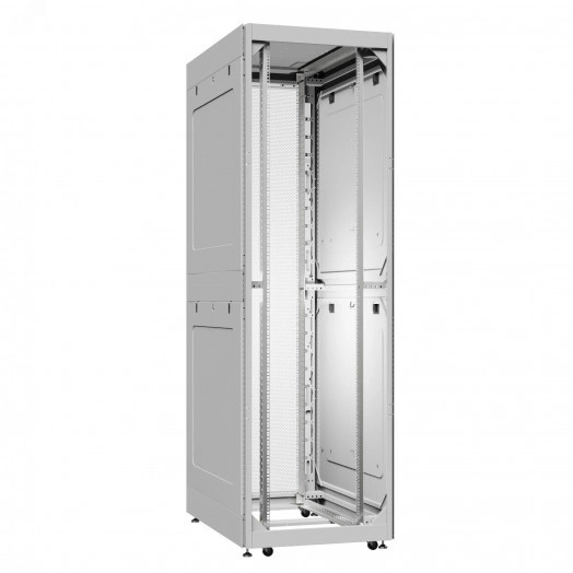 Шкаф серверный 42U 800х1200 передняя дверь: без. задняя дверь: двустворчатая глухой металл IP51. боковые панели: глухой металл. цвет: серый RAL7035 