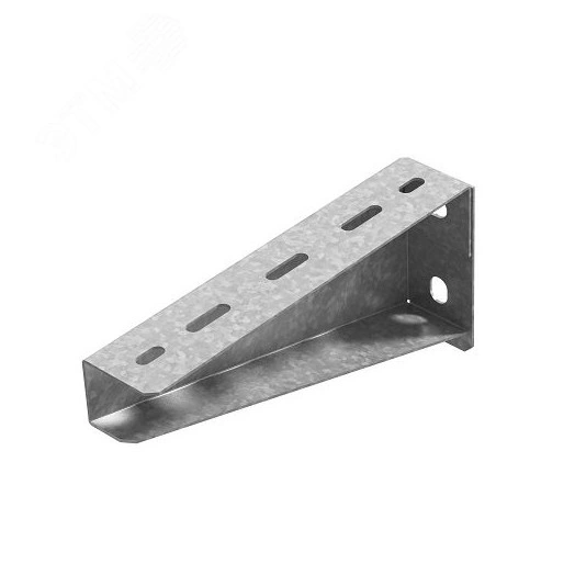 Кронштейн настенный для средних нагрузок 700 мм, толщина 2,0 мм, Сендзимир цинк