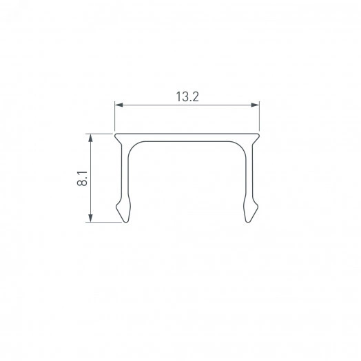 Экран ARH-CEIL-BEVEL-2000 OPAL (, Пластик)