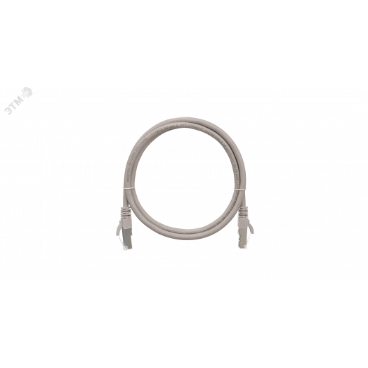 Патч-корд F/UTP 4 пары Кат.5e 2хRJ45/8P8C T568B 7х0165мм PVC серый 05м