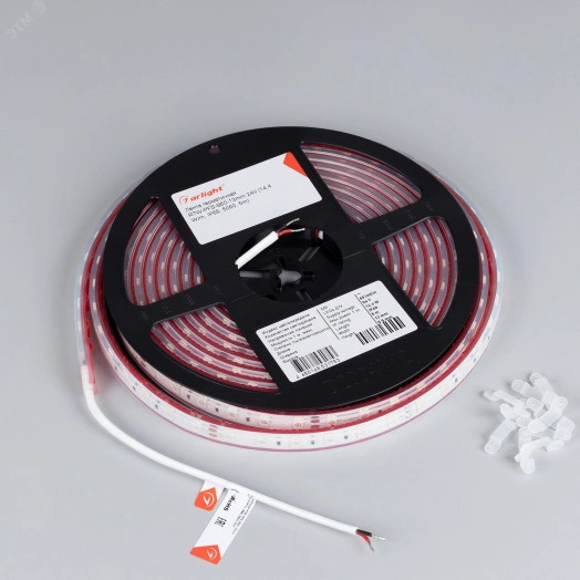 Лента герметичная RTW-PFS-B60-13mm 24V Green (14.4 W/m, IP68, 5060, 5m) (, -)