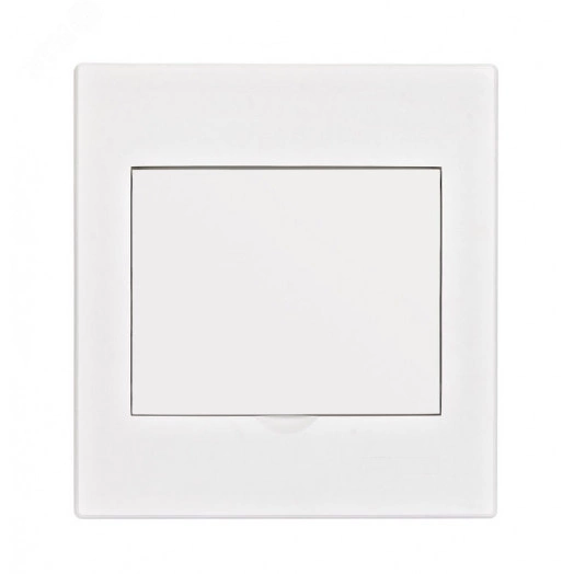 Корпус пластиковый встраиваемый белая дверь 1 ряд 6 мод. IP41 ЩРВ-П