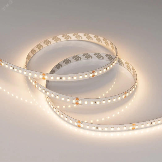 Лента RT-A144-10mm 24V Warm3000 (7.7 W/m, IP20, 2835, 5m) (Arlight, высок.эфф.200 лм/Вт)