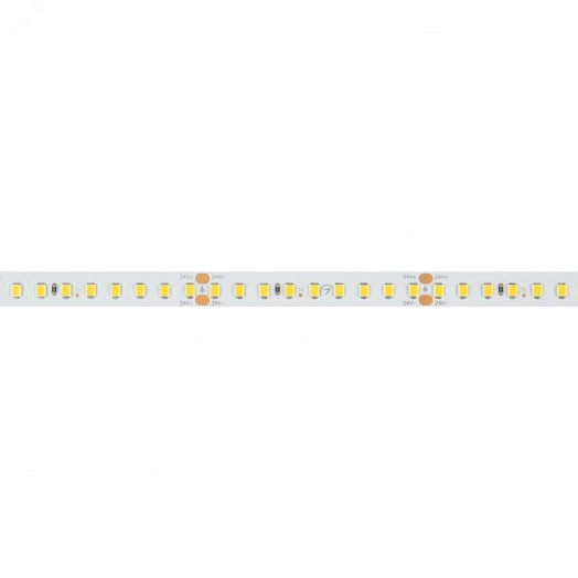 Лента RT-A144-10mm 24V Warm3000 (7.7 W/m, IP20, 2835, 5m) (Arlight, высок.эфф.200 лм/Вт)