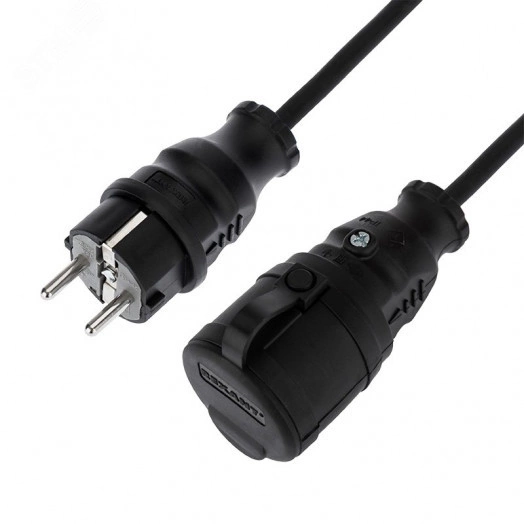 Удлинитель-шнур на рамке КГ 3х1.5, 10 м, морозостойкий, с/з, 16 А, 3500 Вт, IP44 REXANT