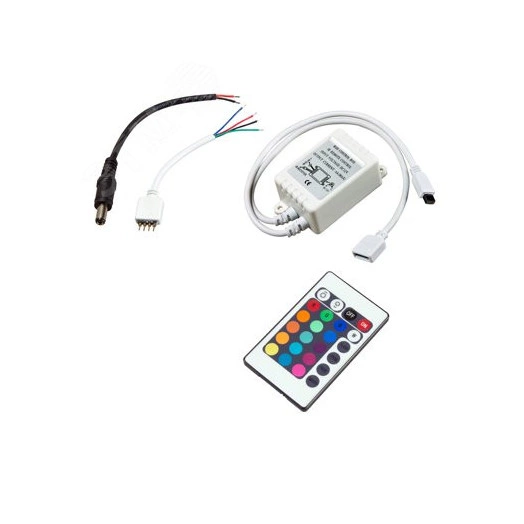 LED RGB контроллер инфракрасный (IR) 12 V/6 A инфракрасный (IR) LAMPER