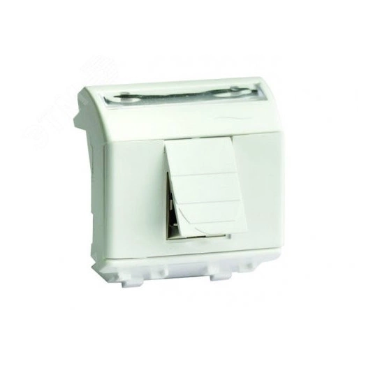 BRAVA Розетка компьютерная RJ45 категория 6 PcNet белая